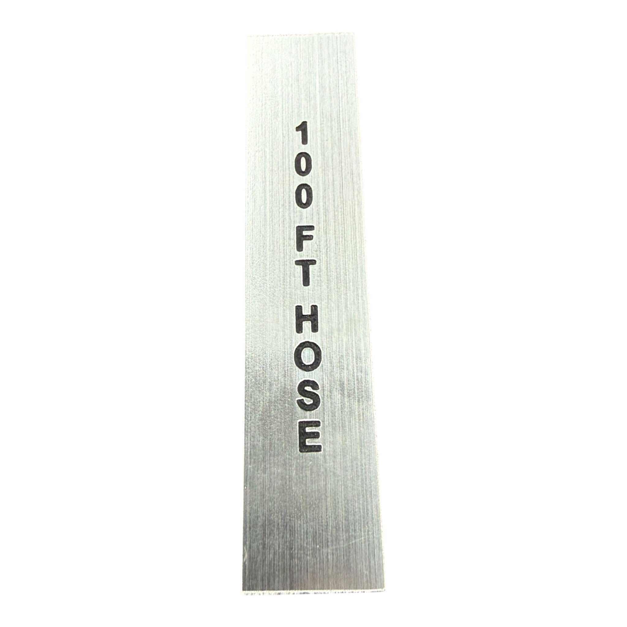 100ft Hose Sticker for the Manifold