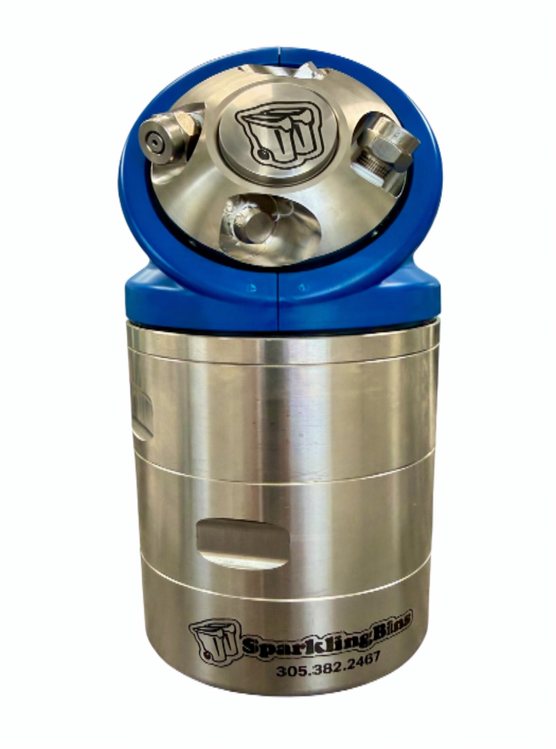 Sparkling Bins Proprietary High-Temp, High-Pressure Spinning Head - 3600 PSI, 250 degrees