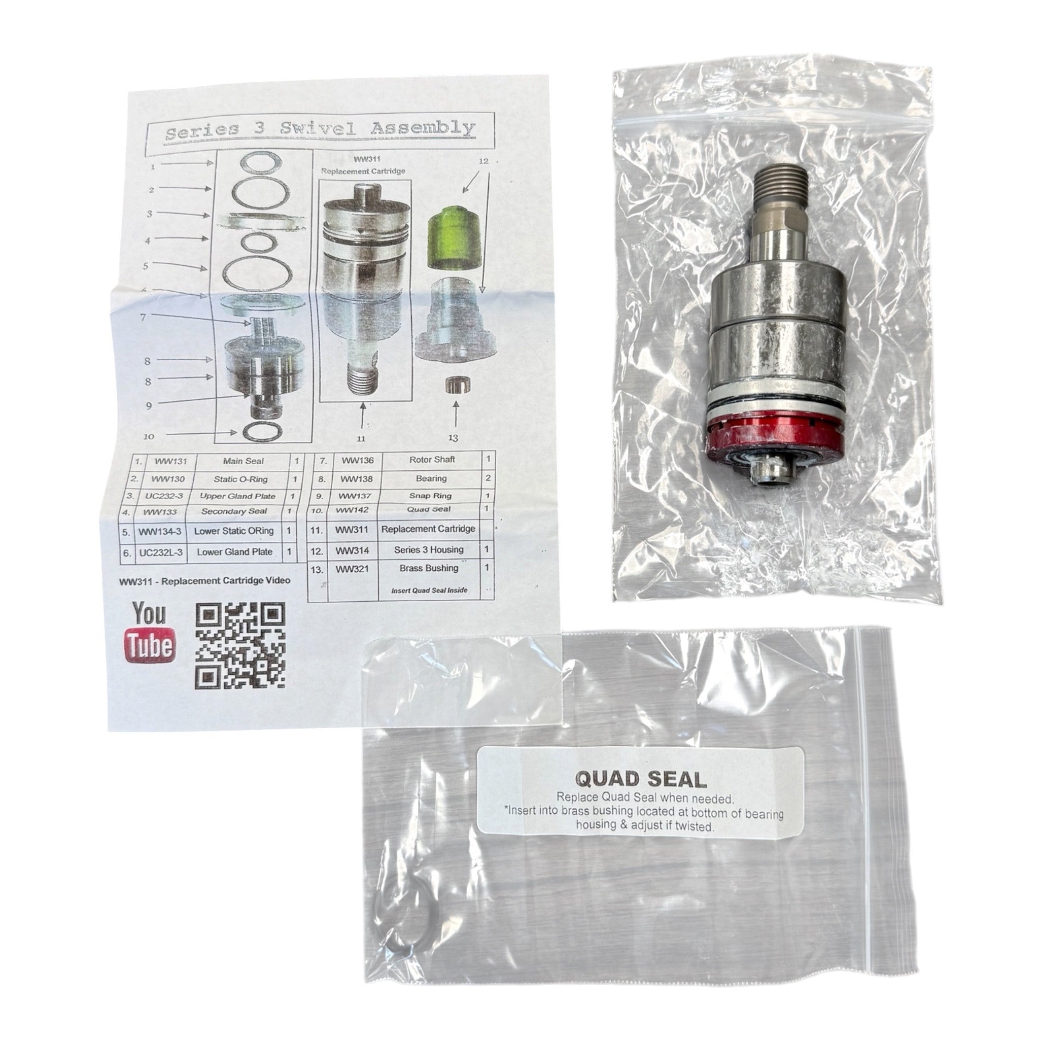 Whisper Wash Swivel Repair Kit