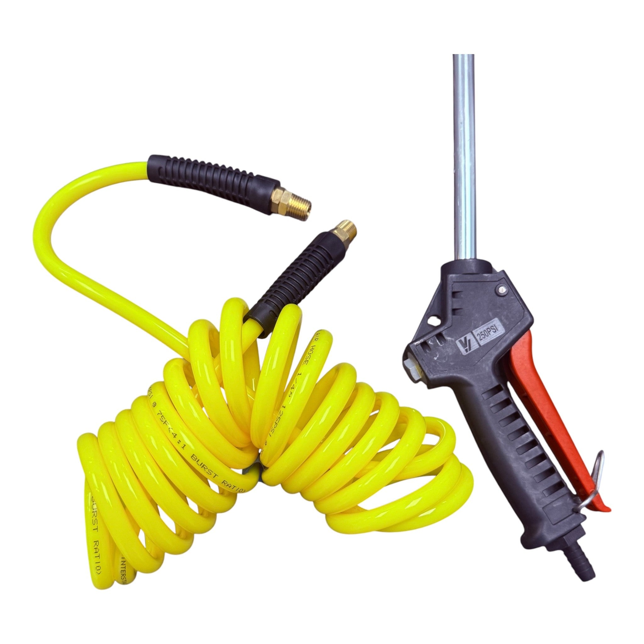 Yellow 15ft Chemical Hose With A Chemical Gun