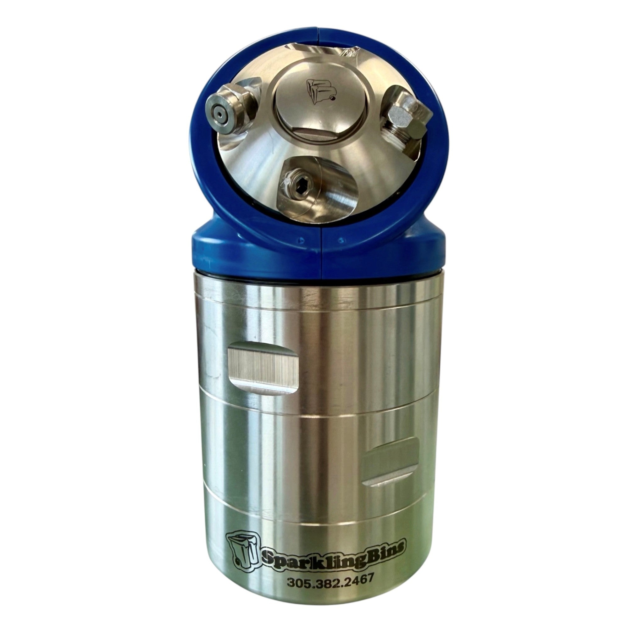 Sparkling Bins Proprietary High-Temp, High-Pressure Spinning Head - 3600 PSI, 250 degrees